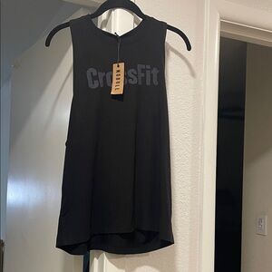 NoBull Black CrossFit High Neck Women's Tank Top L